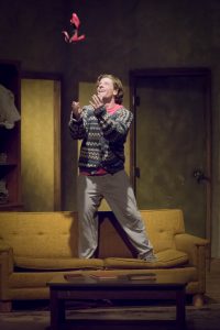 Dan Muth as Phillip in OpenStage Theatre’s production of Orphans by Lyle Kessler. Photography by Steve Finnestead Photography